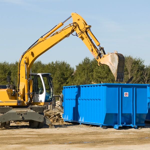 what happens if the residential dumpster is damaged or stolen during rental in Baconton GA